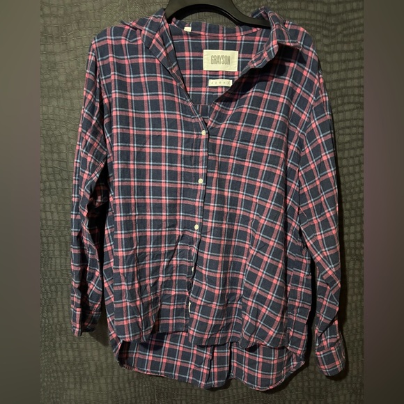 Tops - GRAYSON Plaid Button-Up Shirt